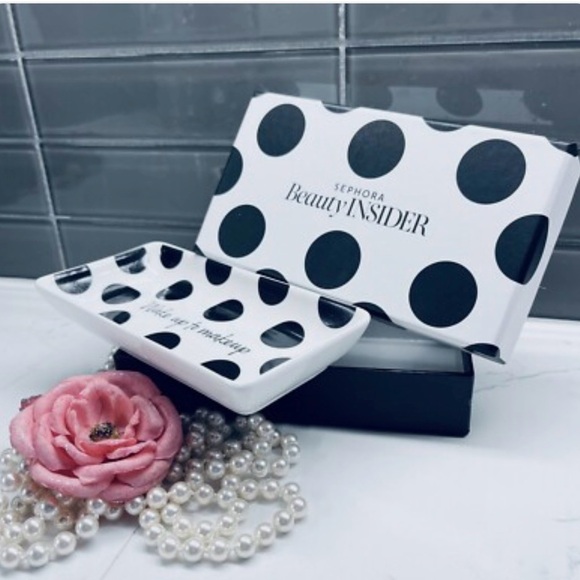 Sephora Other - Sephora Beauty Insider Wake Up to Makeup Ceramic Trinket Dish & Gift Box